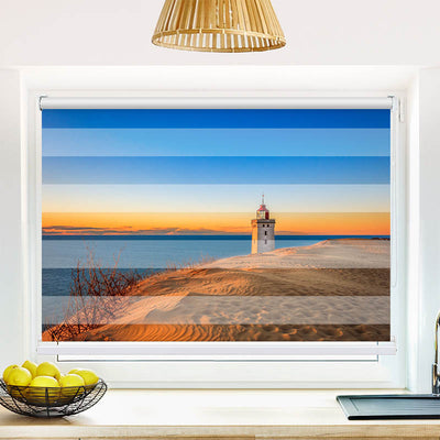 Fotorollo Leuchtturm Meer