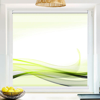 Fotorollo Abstrakt Gruene Wellen