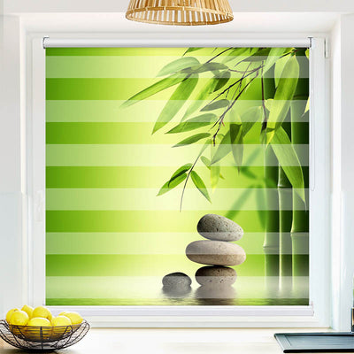 Fotorollo Wellness Steine Bambus