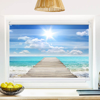 Fotorollo Steg ins Meer