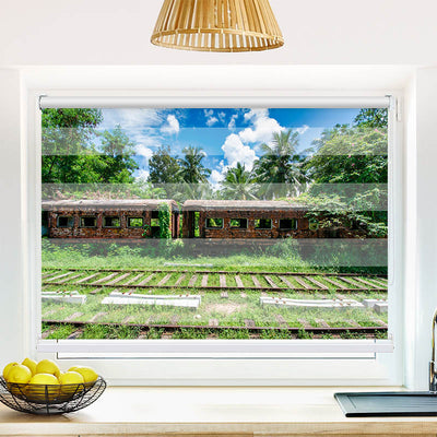 Fotorollo Alter Zug im Dschungel