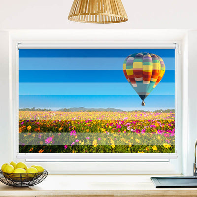 Fotorollo Blumenwiese Ballon