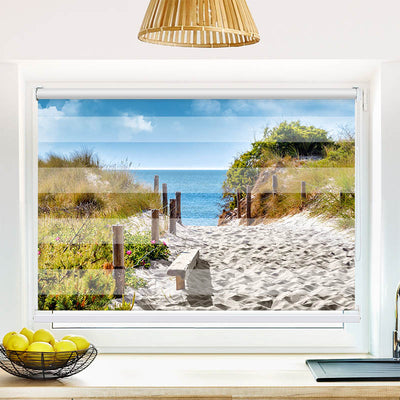 Fotorollo Weg zum Strand