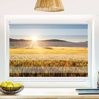 Klemmfix Doppelrollo Kornfeld | Klemm Doppelrollo