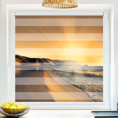 Fotorollo Sonnenuntergang Strand