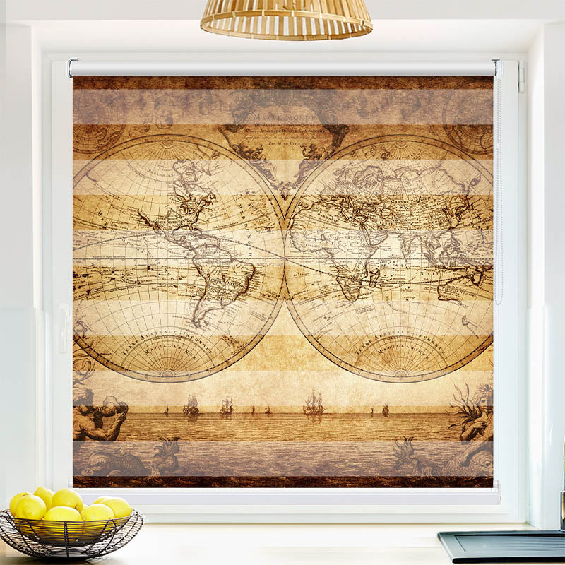 Fotorollo Vintage Map