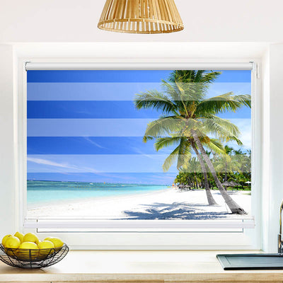 Fotorollo Meer Palmen Strand