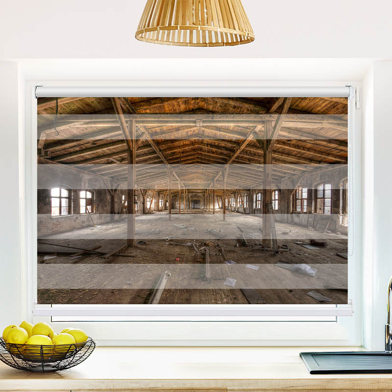 Fotorollo Alte Fabrikhalle