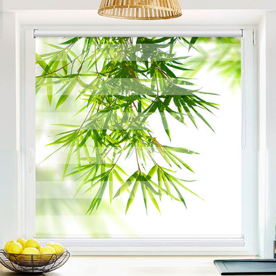 Fotorollo Bambusblaetter von Oben