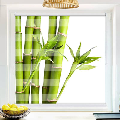 Klemmfix Doppelrollo Bambus | Klemm Doppelrollo