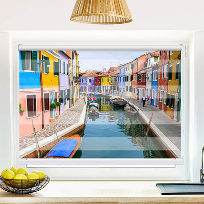 Fotorollo Kanal Bunte Haeuser
