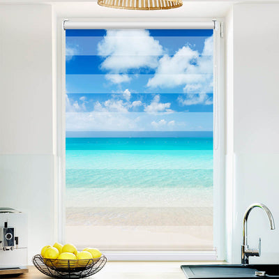 Fotorollo Meer Blauer Himmel