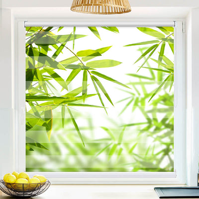 Fotorollo Bambusblaetter Spa Wellness