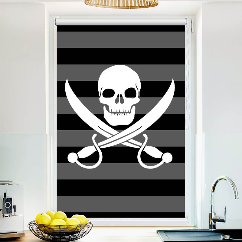 Fotorollo Totenkopf Saebel