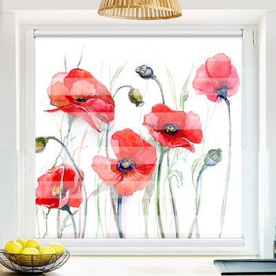 Fotorollo Mohnblumen Gemaelde