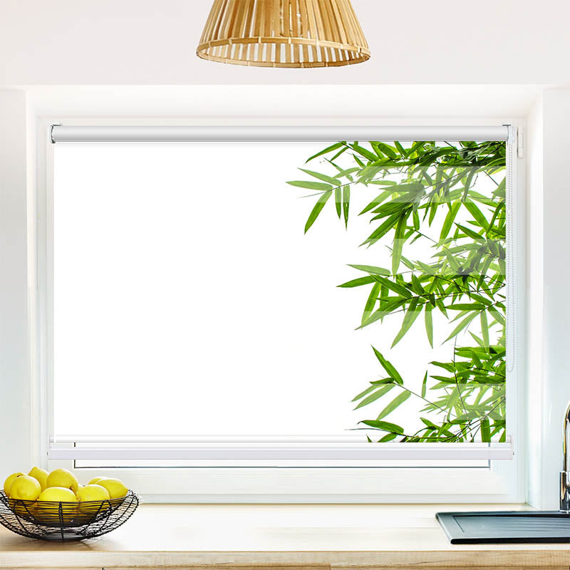 Fotorollo Bambusblaetter Freigestellt