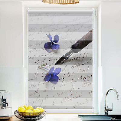 Fotorollo Hortensien Brief Fueller Vintage