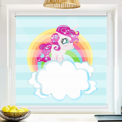 Klemmfix Doppelrollo Pony auf der Wolke | Klemm Doppelrollo