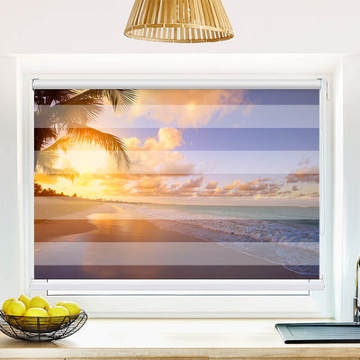 Fotorollo Sonnenuntergang Meer