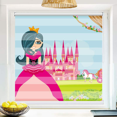 Klemmfix Doppelrollo Prinzessin Vor dem Schloss | Klemm Doppelrollo