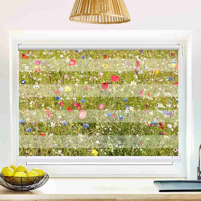 Klemmfix Doppelrollo Meer mit Blauem Himmel | Klemm Doppelrollo