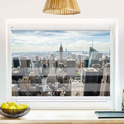 Klemmfix Doppelrollo Manhattan Skyline | Klemm Doppelrollo