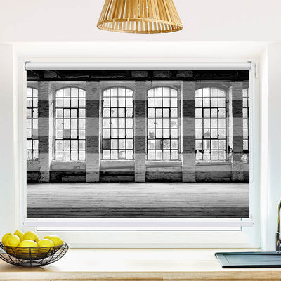 Fotorollo Alte Fabrikfenster
