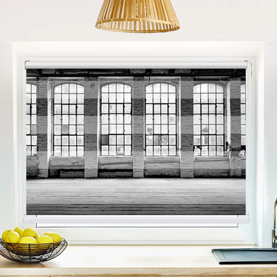 Klemm Doppelrollo Alte Fabrikfenster