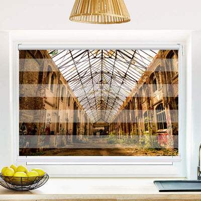 Fotorollo Verlassene Fabrikhalle in Leipzig