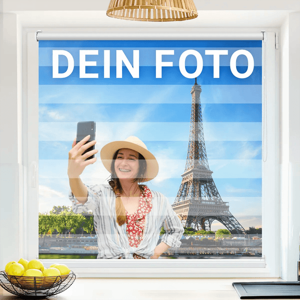 Klemmfix Doppelrollo - Foto hochladen | Klemm Doppelrollo