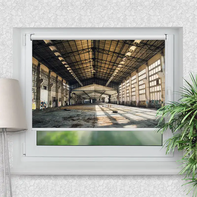 Klemmrollo Verlassene Industriehalle