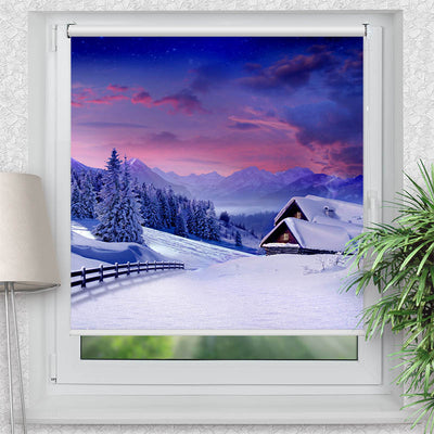 Klemmfix Rollo Winterlandschaft