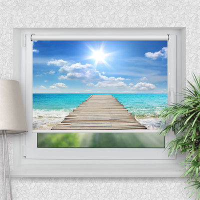 Klemmfix Rollo Steg ins Meer