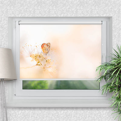 Klemmfix Rollo Schmetterling auf Bleute