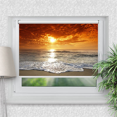 Klemmfix Rollo Meer Sonnenuntergang