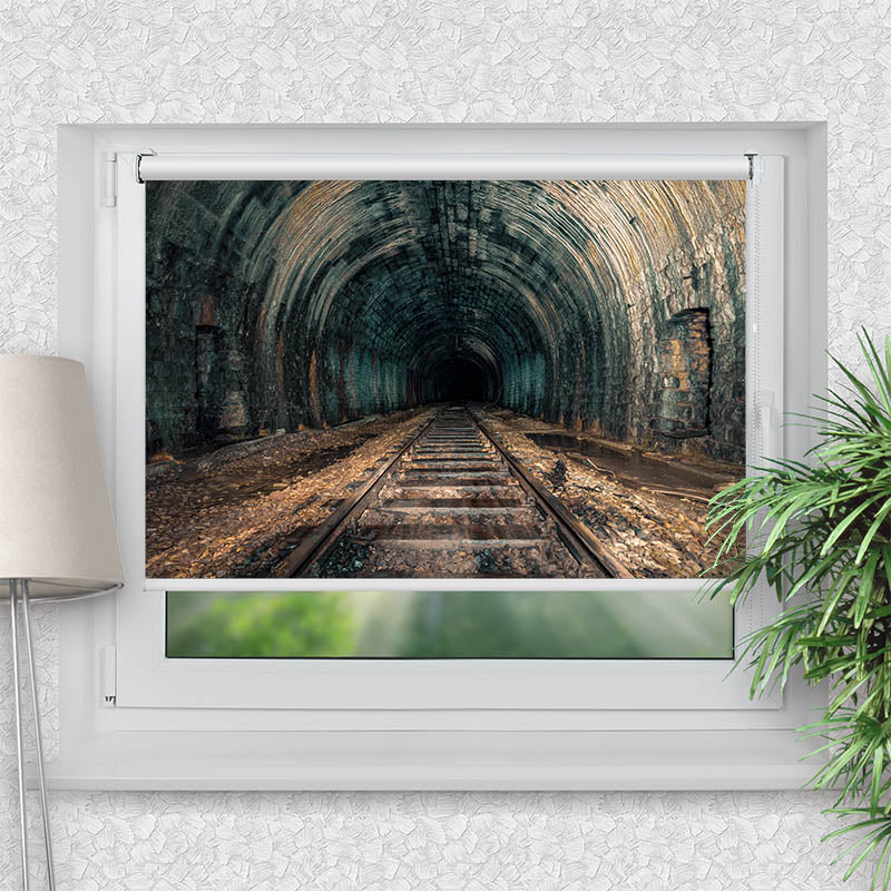 Klemmfix Rollo Alter Eisenbahn Tunnel