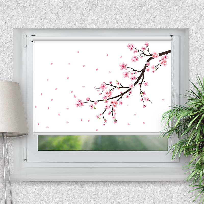 Klemmfix Rollo Kirschblueten