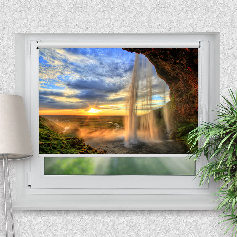 Klemmfix Rollo Seljalandfoss Wasserfall