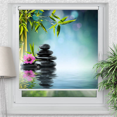 Klemmfix Rollo Black Stones Wellnes