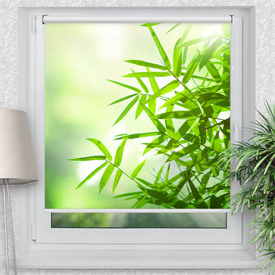 Klemmfix Rollo Bambus Strauch