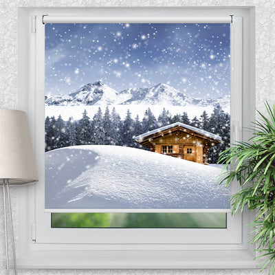 Klemmfix Rollo Schneehuette Winter