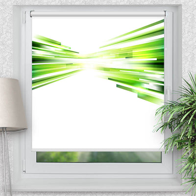 Klemmfix Rollo Grafik Futuristisch | Motiv-Klemmrollo