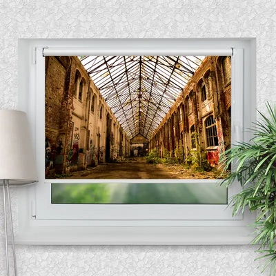 Klemmrollo Verlassene Fabrikhalle In Leipzig