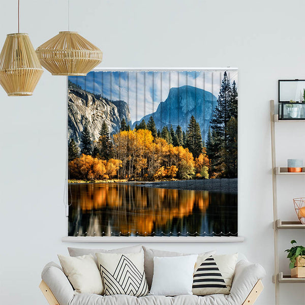 Lamellenvorhang Motiv "Herbst im Yosemite"