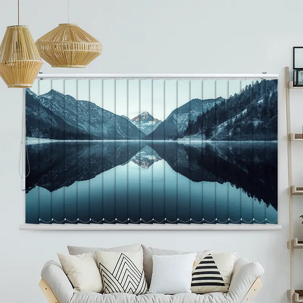 Lamellenvorhang Motiv "Plansee Alpen"