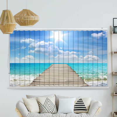 Lamellenvorhang Motiv Toskana Landschaft