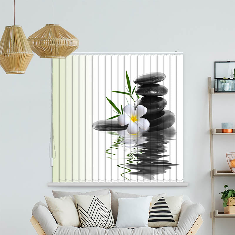 Lamellenvorhang Motiv Pusteblume Grafik