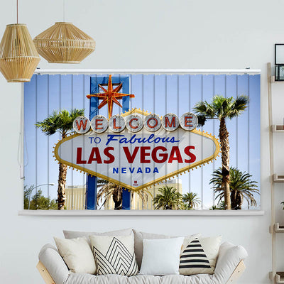 Lamellenvorhang Motiv Las Vegas