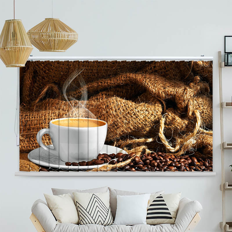 Lamellenvorhang Motiv Blaue Schmetterlinge