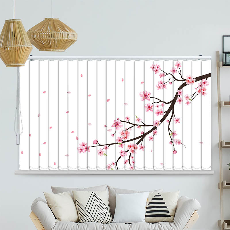 Lamellenvorhang Motiv Kirschblueten